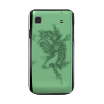 Green Beta Fish Samsung Galaxy Cases