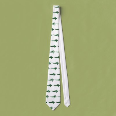 Green Bi Plane Ties Zazzle_tie Green Bi Plane Ties Zazzle_tie