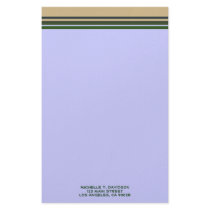 Green biege stripes stationery by DonnaGraysonAbstract Green biege stripes stationery