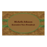 green biege texture design business cards