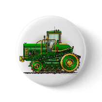 Green Big Dozer Tractor Pins
