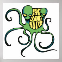 Green Big Hurt Alien POSTER