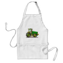 Green Big Tractor Aprons