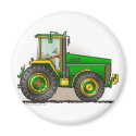 Green Big Tractor Magnets