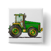Green Big Tractor Pins