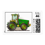 Green Big Tractor Stamps