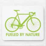 Green Biofuel Bike Mouse Pad