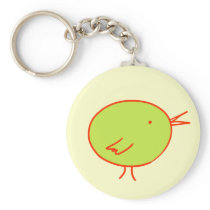 Green Bird Keychain