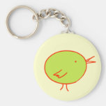 Green Bird Keychain