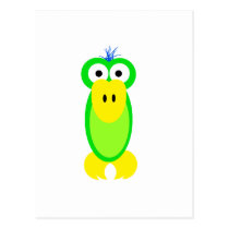 Green Bird postcards