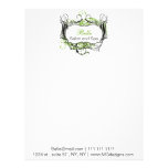 green black and white Chic Business letterheads
