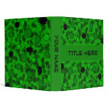 green black circle binders