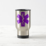 Green Black Grey Purple  Nurse EMS Star of Life Mugs
