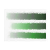 Green Black Stripe postcards