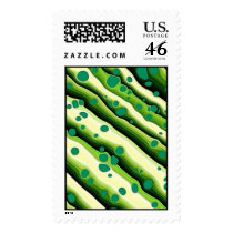 Green Blob Stamp
