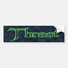 Green & Blue Bumper Sticker