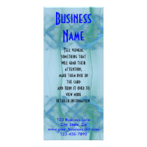 Green Blue Diamond Echo Custom Rack Cards