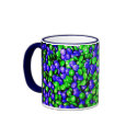 Green & Blue Dummies coffee mug by zoltanbuday Green & Blue Dummies coffee mug
