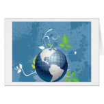 Green Blue Earth ~ Conserve Recycle Sustainable Greeting Cards