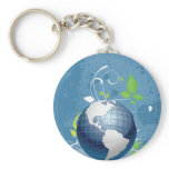 Green Blue Earth ~ Conserve Recycle Sustainable Keychains