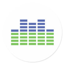 green blue equalizer audio sound stickers by Tomaniac green blue equalizer audio sound stickers