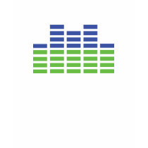 green blue equalizer audio sound t-shirts by Tomaniac green blue equalizer audio sound t-shirts