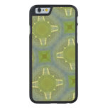 green blue glass pattern carved® maple iPhone 6 case