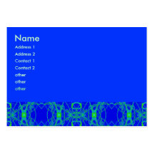 green blue lace business card templates