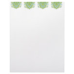 Green Blue Paisley Letterhead