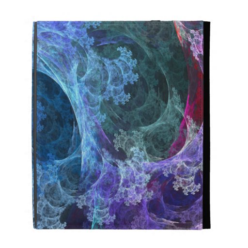 Green Blue Purple Lace Geometric iPad Case Cover