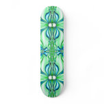 Green Blue Ribbon Skateboard