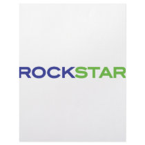 green blue rockstar personalized letterhead