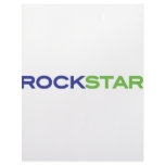 green blue rockstar personalized letterhead