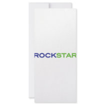 green blue rockstar full color rack card