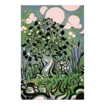 Green Blue Tree posters