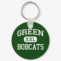 Green - Bobcats - High - Franklin Furnace Ohio keychains by customteamsportswear Green - Bobcats - High - Franklin Furnace Ohio keychains
