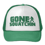Green Bobo GONE SQUATCHIN Hat Finding Bigfoot