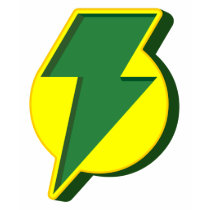 Green Bolt (crisp) t-shirts