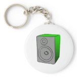 Green BOOMBOX Keychain