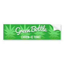 Green Bottle bumper sticker