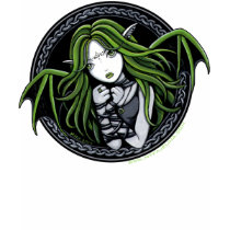 Green Bound Bat Black Top t-shirts