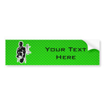 Green Boxing Bumper Sticker