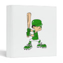 Green Boy Baseball Batter