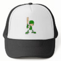 Green Boy Baseball Batter