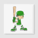 Green Boy Baseball Batter