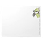 Green Boy & Girl 1 Letter Notepad notepads