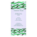 green branches pattern rack cards