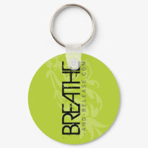 Green Breathe Keychain by breathe_and_release Green Breathe Keychain