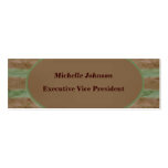 green brown texture design business cards