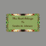 Green brownBookplate